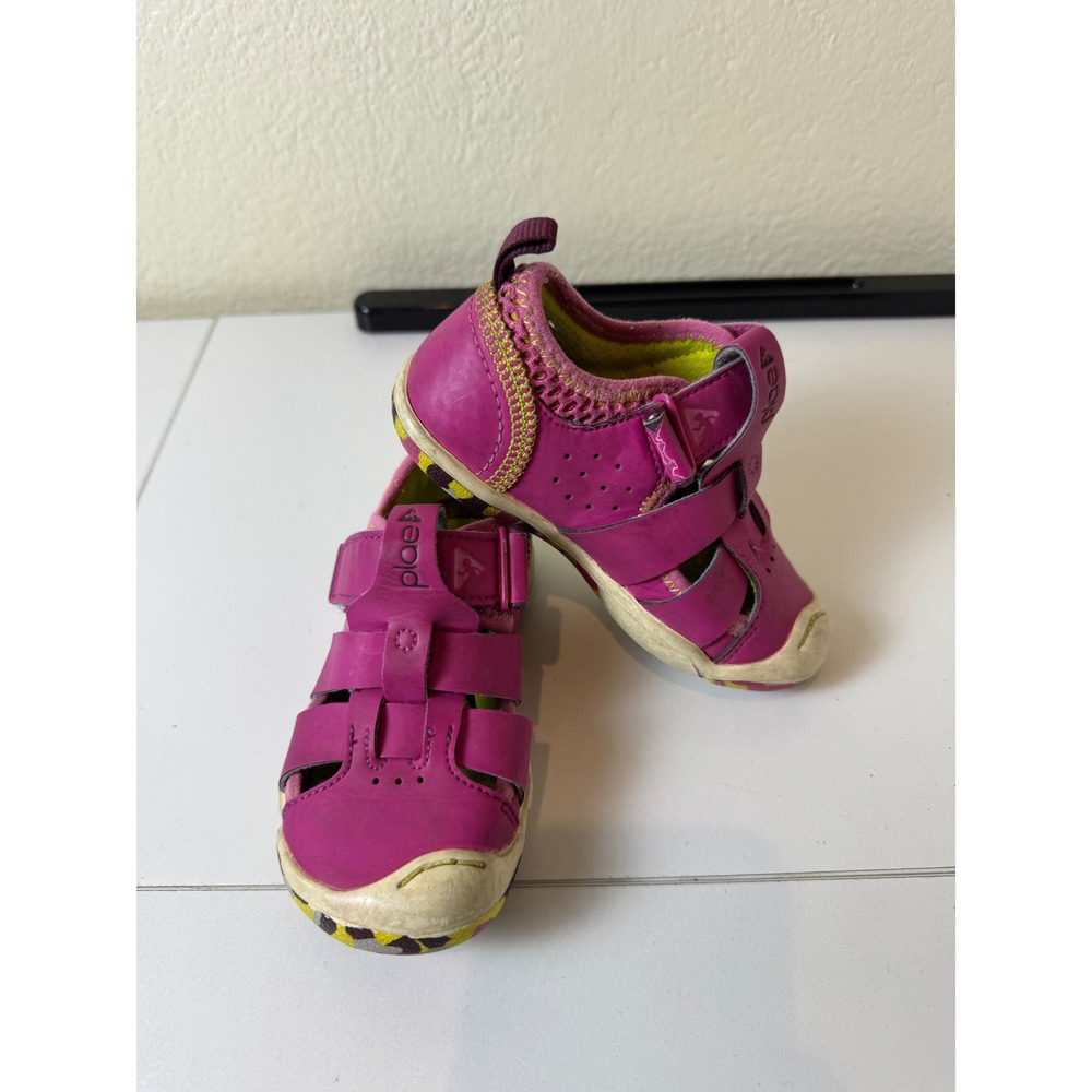 Plae Sam 2.0 Sandals Kids 8.5 Pink Hook Loop Durable Active Gorpcore